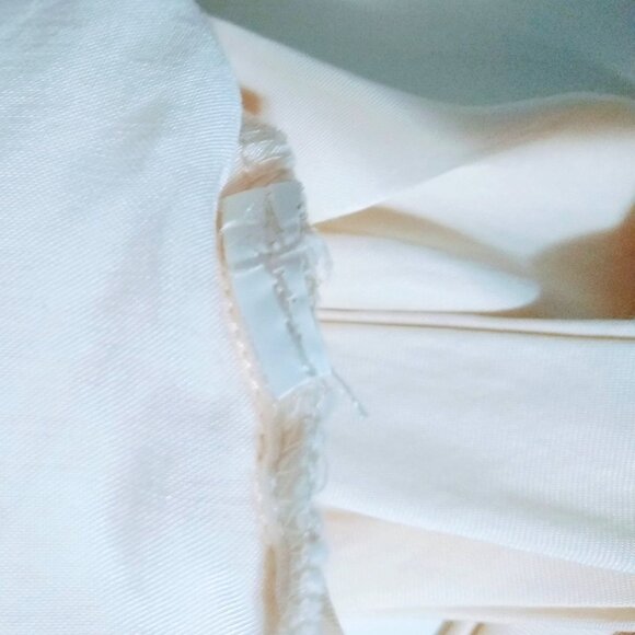 ZARA SATIN IVORY BLOUSE - Picture 14 of 15